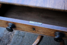 Load image into Gallery viewer, Antique Georgian Regency Pedestal Pembroke Drop Leaf Dining Table