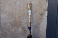 Load image into Gallery viewer, Antique Victorian Black Silk Parasol / Umbrella