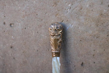 Load image into Gallery viewer, Antique Victorian Black Silk Parasol / Umbrella