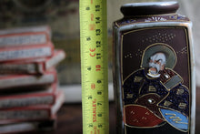Load image into Gallery viewer, Pair C.1915 Japanese Satsuma Nipon Era Vases