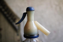 Load image into Gallery viewer, 1920's Blue Glass Soda Siphon Seltzer - Shaw and Sons