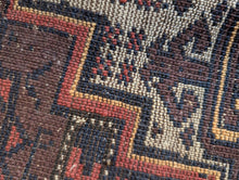 Load image into Gallery viewer, 32" x 58" Antique Nomadic Ersari Wool Rug - 148cm x 81cm