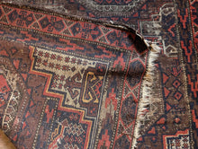 Load image into Gallery viewer, 32" x 58" Antique Nomadic Ersari Wool Rug - 148cm x 81cm