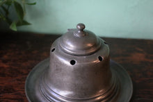 Load image into Gallery viewer, Antique Ship's Capstan Pewter Inkwell