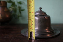 Load image into Gallery viewer, Antique Ship's Capstan Pewter Inkwell
