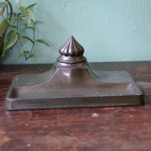 Load image into Gallery viewer, Antique Just Anderson D4 Bronze Inkwell with Finial Lid | Early 20th.C Art Deco