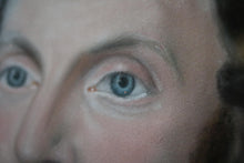 Load image into Gallery viewer, Large Antique Victorian Pastel Painting Portrait Gentleman in Gold Gesso Frame