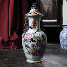 Load image into Gallery viewer, Large Chinese Famille Rose Style Lidded Vase - Republican Period