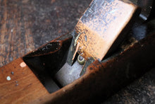 Load image into Gallery viewer, Antique Wooden Jack Plane – 24” Hand Tool with Shaped Handle & Iron Blade
