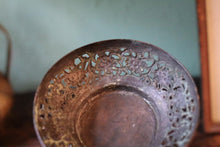 Load image into Gallery viewer, Ornate Antique South Asian Bronze Lidded Jar with Floral Relief and Hinged Lock