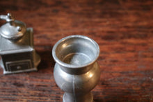 Load image into Gallery viewer, Miniature Pewter Kitchen Set – Coffee Grinder, Candelabra & Jug