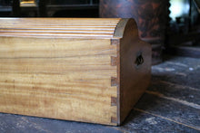 Load image into Gallery viewer, Antique Roll-Top Stationery Box | Writing Slope | Military Campaign Chest