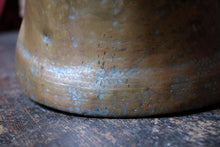 Load image into Gallery viewer, 19th Century Hand-Forged Brass Cauldron with Riveted Handle