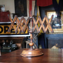 Load image into Gallery viewer, Antique Wooden Swift Yarn Winder on Stand