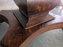Load image into Gallery viewer, Antique Georgian Regency Rosewood Foldover Card Table on Scroll Feet - C.1830
