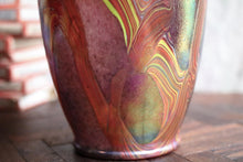 Load image into Gallery viewer, Hand-Painted 19th.C Porcelain Dresden Urn Vase with Figural Mask Handles