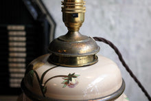 Load image into Gallery viewer, Antique Chinese Oil Lamp Base Converted to Table Lamp