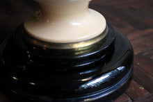 Load image into Gallery viewer, Antique Chinese Oil Lamp Base Converted to Table Lamp