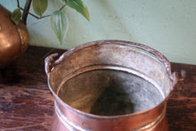 Load image into Gallery viewer, Early 20th Century Hand-Forged Copper Cooking Pot / Plant Pot