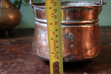 Load image into Gallery viewer, Early 20th Century Hand-Forged Copper Cooking Pot / Plant Pot
