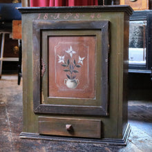 Load image into Gallery viewer, Painted 19th Century Swedish Pine Wall Cupboard / Cabinet