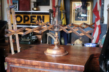 Load image into Gallery viewer, Antique Wooden Swift Yarn Winder on Stand