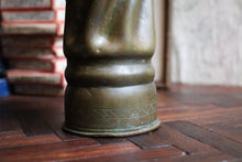 Load image into Gallery viewer, Twisted Trench Art Shell Case Vase – WWI Era