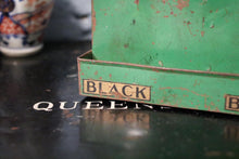 Load image into Gallery viewer, Vintage Red Metal Shoe Cleaning Box – Industrial Wall-Mount Holder with Compartments