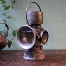 Load image into Gallery viewer, Antique "King of the Road" Car Oil Lamp