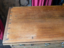 Load image into Gallery viewer, Victorian Burr Walnut Chest of Drawers with Original Brass Handles
