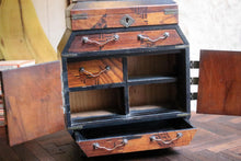 Load image into Gallery viewer, Antique Japanese Lacquered Cabinet with Mother-of-Pearl Inlay, Early 20th Century