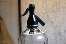 Load image into Gallery viewer, Etched “Vaux – Sunderland” Soda Syphon Bottle with Swallow Motif