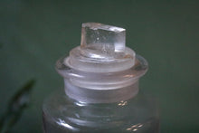 Load image into Gallery viewer, Victorian Chemist’s Apothecary Jar — “Pulv. Glycyr. Co.” Blue Label With Ground Stopper