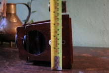 Load image into Gallery viewer, Victorian Quarter-Plate Mahogany Hand Camera Outfit with Brilliant Finder — 3 Dark Slides & Leather Case