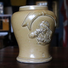 Load image into Gallery viewer, Victorian Salt Glazes Stoneware ‘snuff-taker’ Tobacco Storage Jar, c.1880–1910