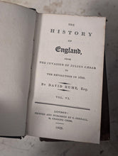 Load image into Gallery viewer, The History of England by David Hume, Esq. (10 Volumes, 1809–1810, C. Corrall, London)