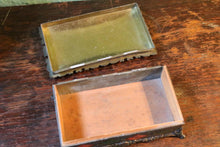 Load image into Gallery viewer, Ornate Enamel Metal Trinket Box / Cigarette Box - C.1920