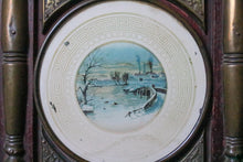 Load image into Gallery viewer, Early 20th-C East Asian Mantel Clock With Kanji Dial & Painted Tablet, 44 cm