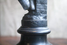 Load image into Gallery viewer, Early 20th.C Spelter Figure “Le Colporteur” On Ebonised Base