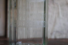Load image into Gallery viewer, Etched “Vaux – Sunderland” Soda Syphon Bottle with Swallow Motif
