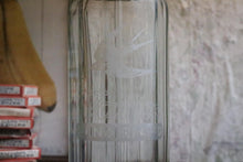Load image into Gallery viewer, Etched “Vaux – Sunderland” Soda Syphon Bottle with Swallow Motif