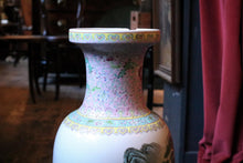 Load image into Gallery viewer, Large Famille-Rose Style Landscape Floor Vase – 60 cm