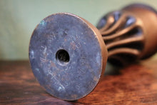 Load image into Gallery viewer, WW1 24 cm Trench Art Shell Case Vase – Hammered Copper-Bronze, Art Nouveau Form