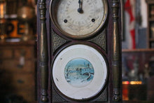 Load image into Gallery viewer, Early 20th-C East Asian Mantel Clock With Kanji Dial & Painted Tablet, 44 cm