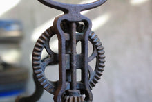 Load image into Gallery viewer, Antique Glass Jar Butter Churn – Cast-Iron Crank & Wooden Paddle – Canadian Made