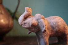Load image into Gallery viewer, Small Vintage Indian Hand-Carved Stone Elephant