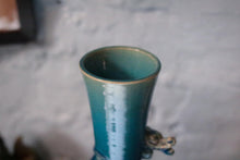 Load image into Gallery viewer, Antique Japanese Blue Porcelain Dragon Vase