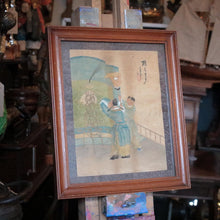Load image into Gallery viewer, Chinese Ink & Colour Painting on Silk – Signed With Red seal, 31 × 26 cm