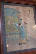 Load image into Gallery viewer, Chinese Ink & Colour Painting on Silk – Signed With Red seal, 31 × 26 cm