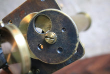 Load image into Gallery viewer, Antique Brass Microscope With Fitted Wooden Case, Objectives and Eyepieces, C.1890